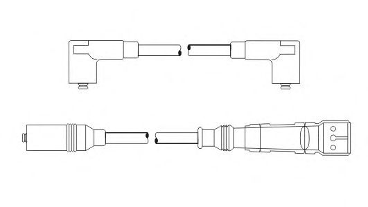 Комплект проводов зажигания PS 6561