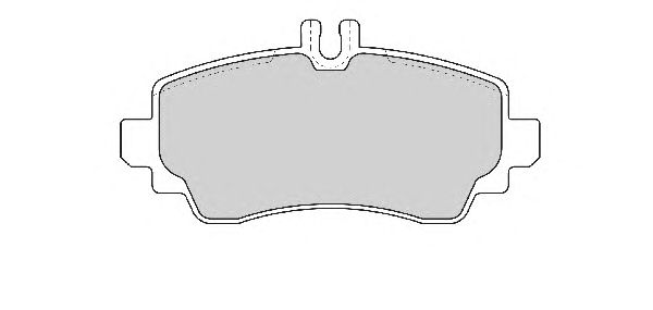 Комплект тормозных колодок, дисковый тормоз FD6866A