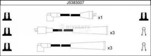 Комплект проводов зажигания J5383007