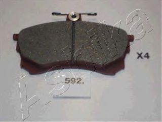 Комплект тормозных колодок, дисковый тормоз 50-05-592