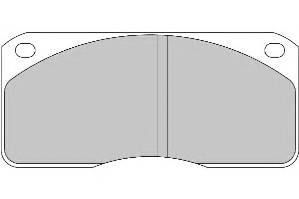 Комплект тормозных колодок, дисковый тормоз DCV523