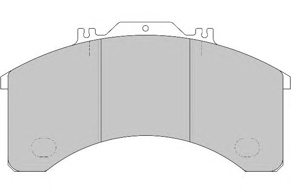 Комплект тормозных колодок, дисковый тормоз DCV773
