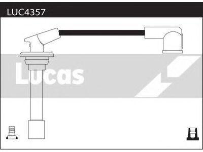 Комплект проводов зажигания LUC4357