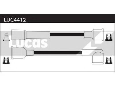 Комплект проводов зажигания LUC4412