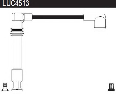 Комплект проводов зажигания LUC4513