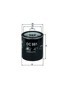 Масляный фильтр OC 981