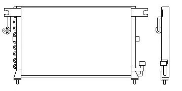 Condensator, airconditioning 754M04