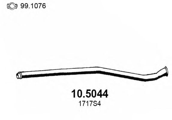Tubo gas scarico 10.5044