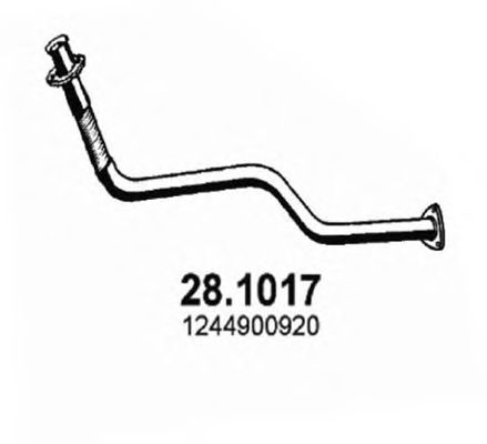 Exhaust Pipe 28.1017