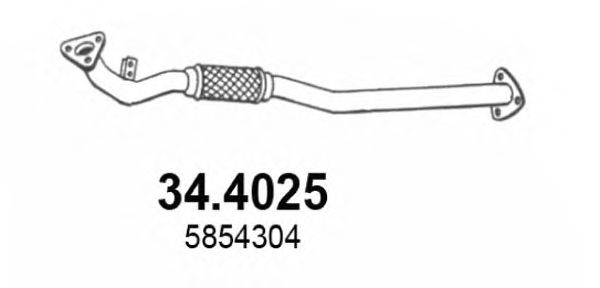 Exhaust Pipe 34.4025