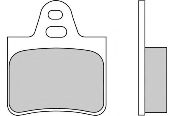 Комплект тормозных колодок, дисковый тормоз 12-0130