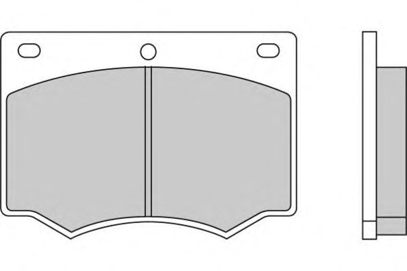 Brake Pad Set, disc brake 12-0169