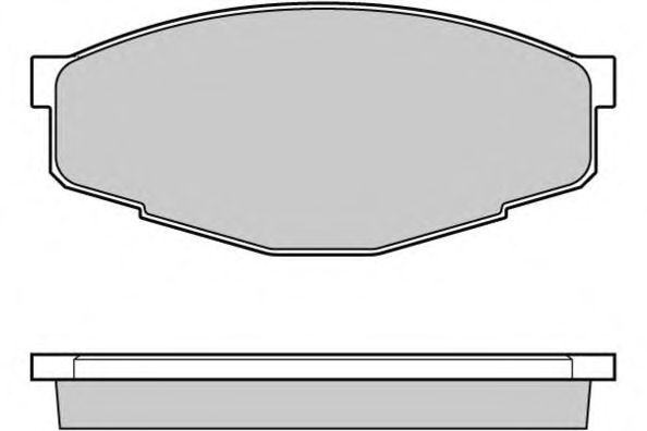 Комплект тормозных колодок, дисковый тормоз 12-0232