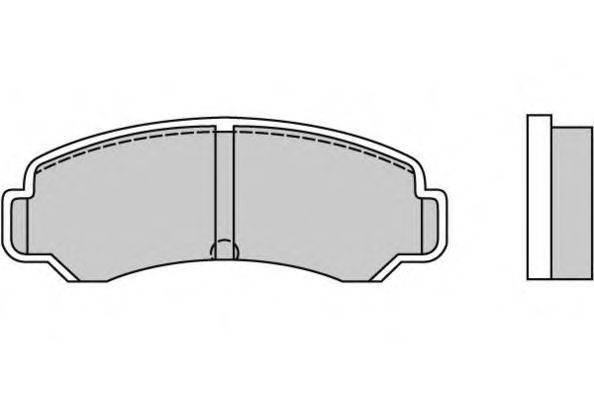 Комплект тормозных колодок, дисковый тормоз 12-0359