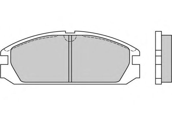Комплект тормозных колодок, дисковый тормоз 12-0503