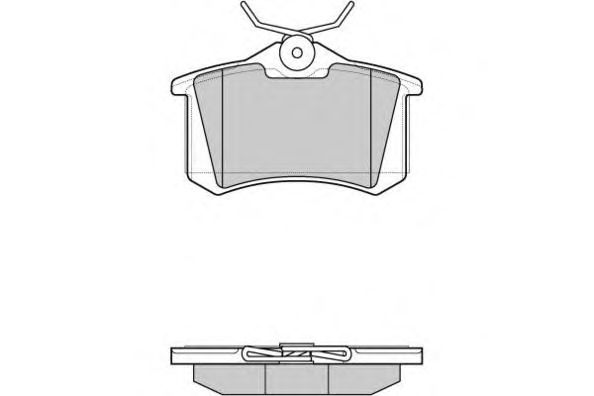 Комплект тормозных колодок, дисковый тормоз 12-0906