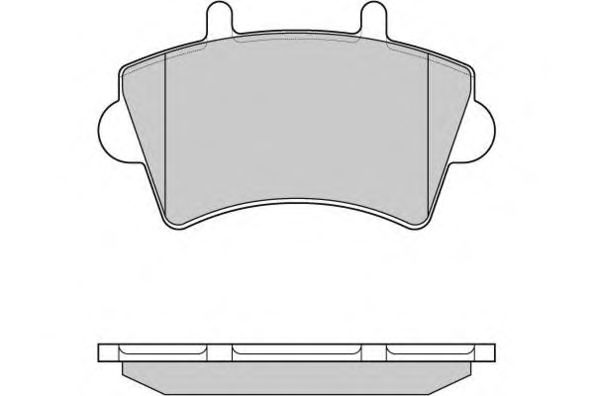 Комплект тормозных колодок, дисковый тормоз 12-0975