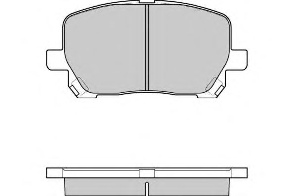 Комплект тормозных колодок, дисковый тормоз 12-1127