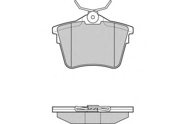 Комплект тормозных колодок, дисковый тормоз 12-1183