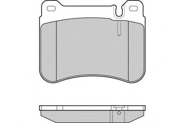 Комплект тормозных колодок, дисковый тормоз 12-1265