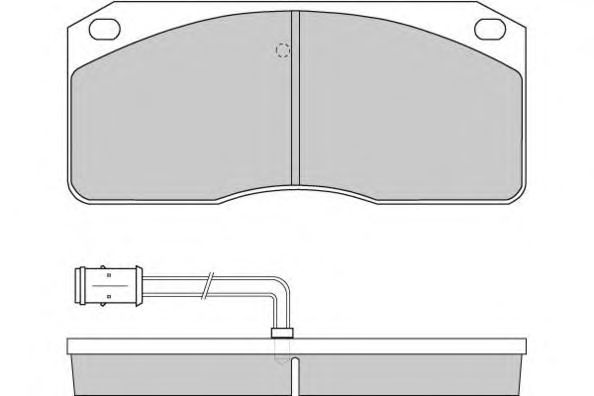 Комплект тормозных колодок, дисковый тормоз 12-5239