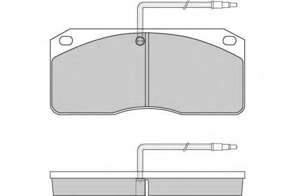 Комплект тормозных колодок, дисковый тормоз 12-5282