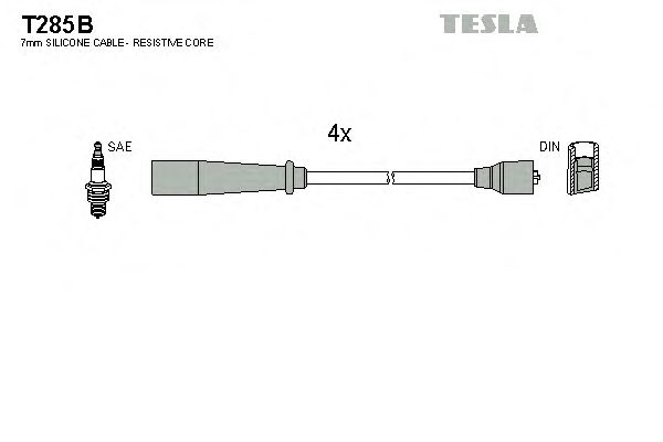 Комплект проводов зажигания T285B