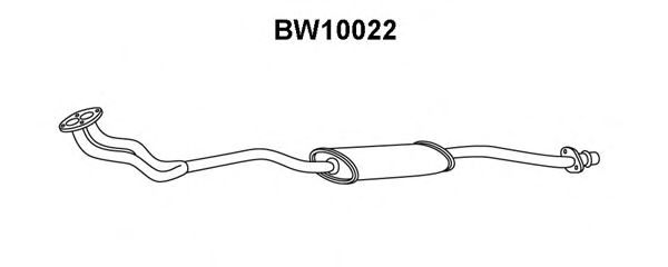 Panela de escape dianteira BW10022