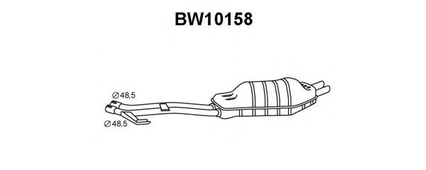Endschalldämpfer BW10158