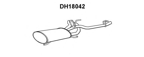 Silenciador posterior DH18042
