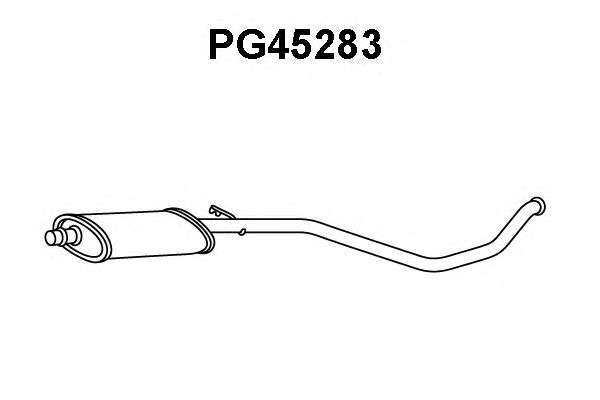 Mittelschalldämpfer PG45283
