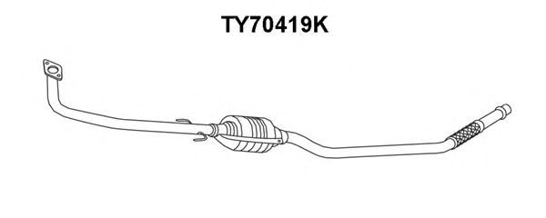 Catalytic Converter TY70419K