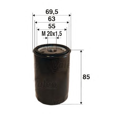 Filtro de óleo 586021