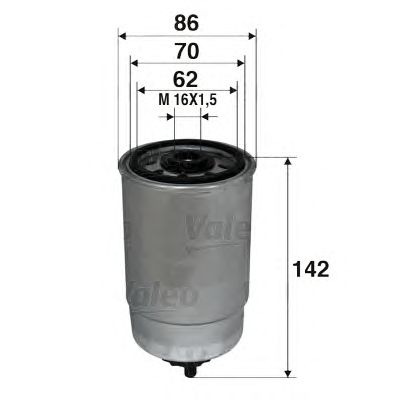 Fuel filter 587725
