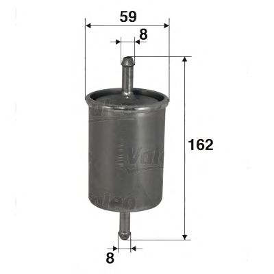 Fuel filter 587028