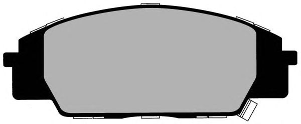 Комплект тормозных колодок, дисковый тормоз PA1321