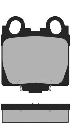 Комплект тормозных колодок, дисковый тормоз PA1358