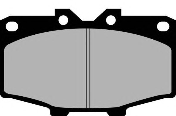 Комплект тормозных колодок, дисковый тормоз PA399