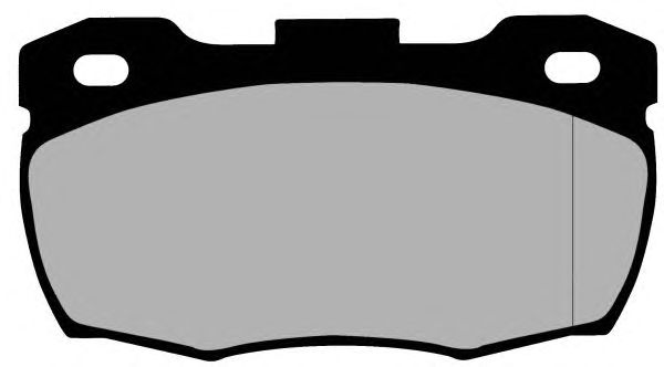 Комплект тормозных колодок, дисковый тормоз PA449