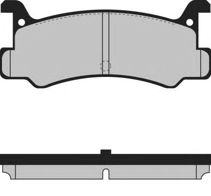 Brake Pad Set, disc brake PA460