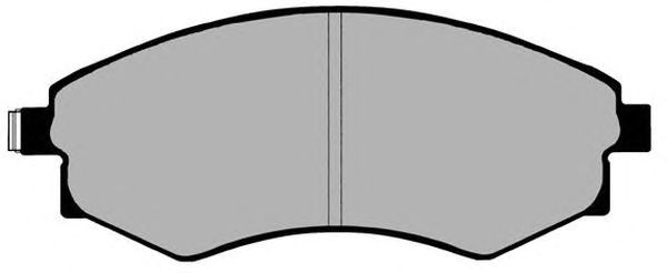 Комплект тормозных колодок, дисковый тормоз PA747