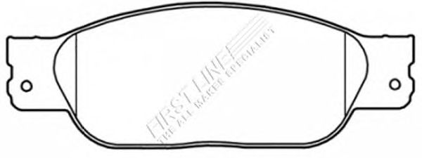 Комплект тормозных колодок, дисковый тормоз FBP3501