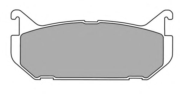 Комплект тормозных колодок, дисковый тормоз FBP-1185