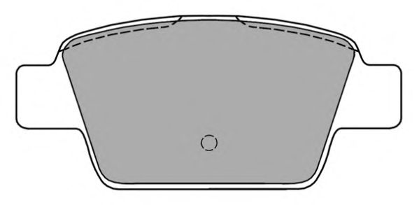 Комплект тормозных колодок, дисковый тормоз FBP-1223