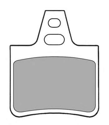 Комплект тормозных колодок, дисковый тормоз FBP-0684