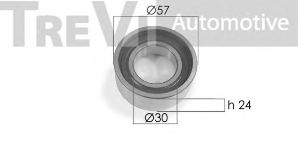 Deflection/Guide Pulley, timing belt SK903044