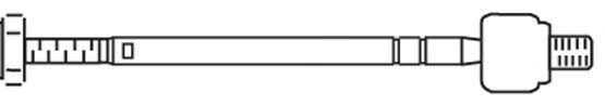 Articulación axial, barra de acoplamiento 1645