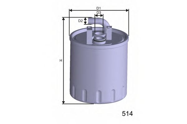 Fuel filter M416