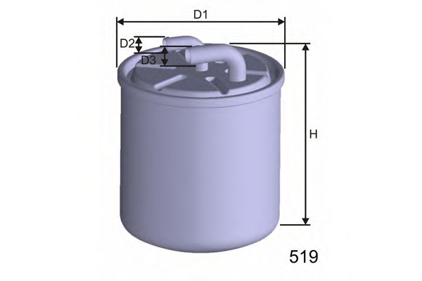 Fuel filter M601