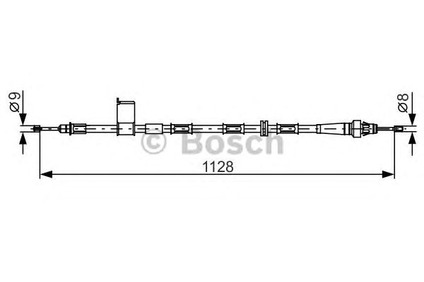 Cable, parking brake 1 987 482 363